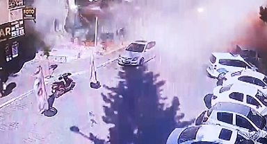 Şanlıurfa'da iki kişinin öldüğü patlama anı