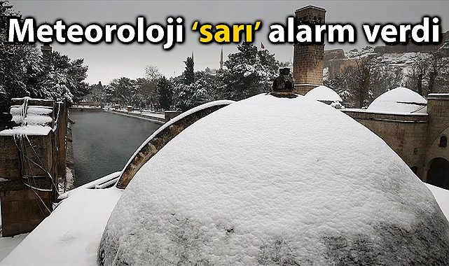 Şanlıurfa için kuvvetli kar yağışı uyarısı