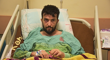 Üzerine düşen derin dondurucu sayesinde hayatta kaldı