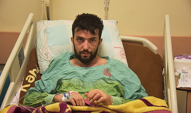 Üzerine düşen derin dondurucu sayesinde hayatta kaldı