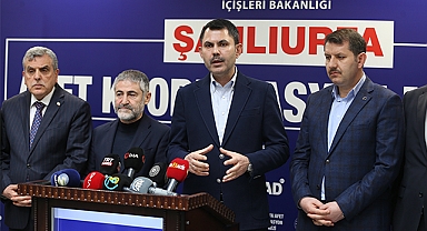 Bakan Kurum ve Nebati Şanlıurfa'da konuştu