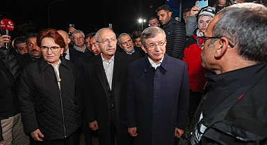 Kılıçdaroğlu, Akşener ve Davutoğlu selin vurduğu Şanlıurfa'da