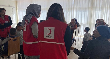 Kızılay Karaköprü Şubesi depremzede kadınları unutmadı