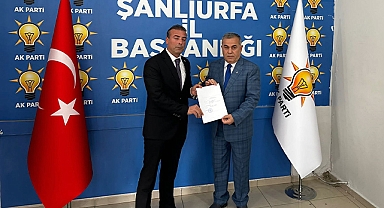 Şanlıurfa'da eski il başkanı AK Parti'den aday adayı oldu