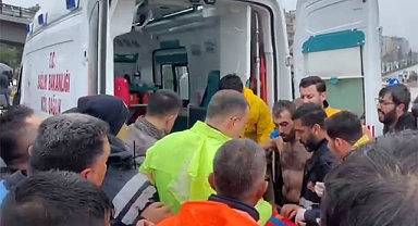 Şanlıurfa'da mahsur kalan itfaiye eri kendi imkanlarıyla kurtuldu