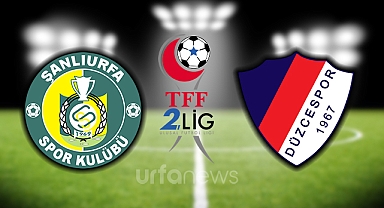 Şanlıurfaspor - Düzcespor (MAÇ BİTTİ)