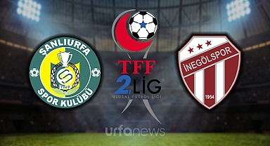 Şanlıurfaspor - İnegölspor (MAÇ BİTTİ)