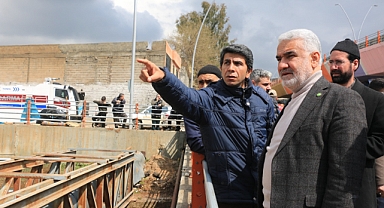 Yapıcıoğlu selden etkilenen Şanlıurfa'da incelemelerde bulundu
