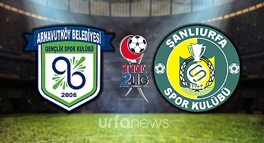 Arnavutköy Belediyespor - Şanlıurfaspor (MAÇ BİTTİ)