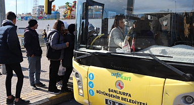 Erdoğan'ın mitingi için Şanlıurfa'da toplu taşıma araçları ücretsiz olacak
