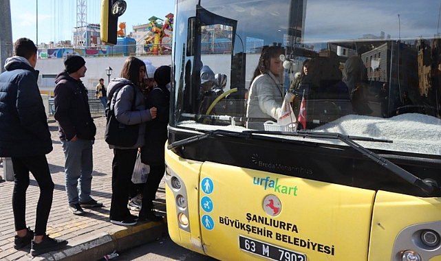Erdoğan&#039;ın mitingi için Şanlıurfa&#039;da toplu taşıma araçları ücretsiz olacak
