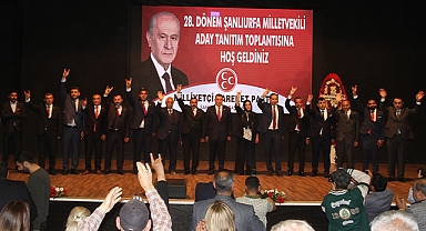 MHP'nin Şanlıurfa adayları da görücüye çıktı