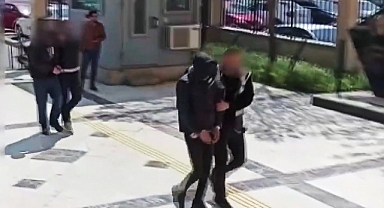 Şanlıurfa'da ağır hasarlı binadan hırsızlık yapan iki kişi tutuklandı