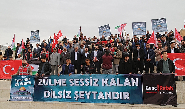 Şanlıurfa&#039;da protesto