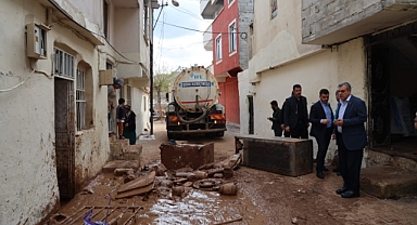 Şanlıurfa'da selden etkilenen evlerin bakım ve onarımı sürüyor