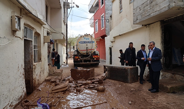 Şanlıurfa&#039;da selden etkilenen evlerin bakım ve onarımı sürüyor