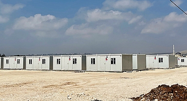 Şanlıurfa merkezde depremzedeler için bin konteyner kuruluyor