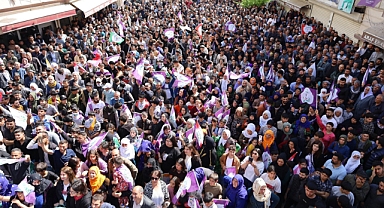 Yeşil Sol Parti'den Şanlıurfa'da miting gibi açılış