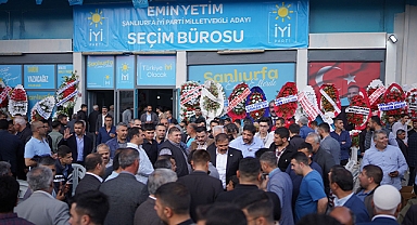 Yetim'in seçim bürosu açılışı mitinge dönüştü