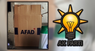 AFAD'ın yardım kolileri Şanlıurfa'da seçim için kullanılıyor