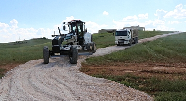 Haliliye'de yol çalışmaları sürüyor