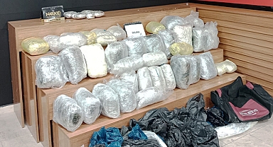 Şanlıurfa'da 50 kiloya yakın uyuşturucu ele geçirildi