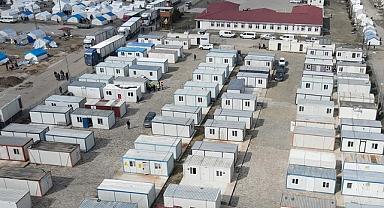Deprem bölgesinde kurulan konteyner sayısı açıklandı