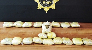 Şanlıurfa'da 12 kilo skunk ele geçirildi