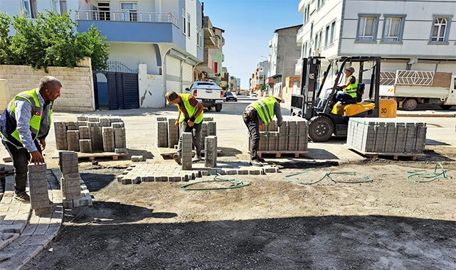 Hürriyet mahallesinde sokaklar yenileniyor