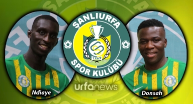 Ndiaye ve Donsah Şanlıurfaspor'da