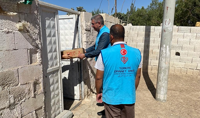 Şanlıurfa&#039;da 5 bin 450 aileye TDV aracılığıyla kurban eti dağıtıldı
