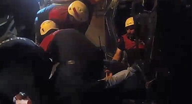 Şanlıurfa'da kontrolden çıkan araç takla attı