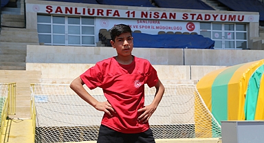 Şanlıurfa'nın gururu oldu: Görme engelli Ali'nin hayali milli sporcu olmak