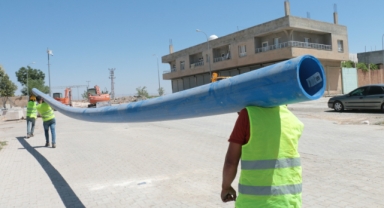 Viranşehir'de 330 kilometrelik içme suyu hattı döşeniyor