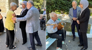 Yazmacı, Darülaceze'yi ziyaret etti