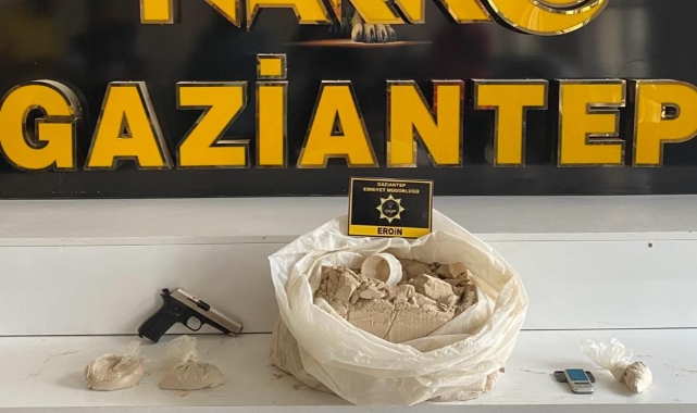 Gazitantep'te 11 kilo eroin ele geçirildi