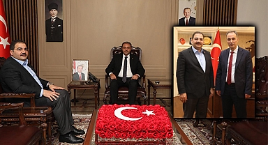 Canpolat vali ve emniyet müdürünü ziyaret etti