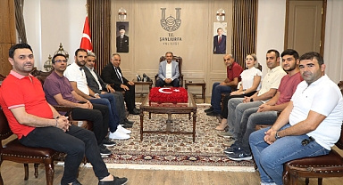 Gazetecilerden Vali Şıldak'a hayırlı olsun ziyareti