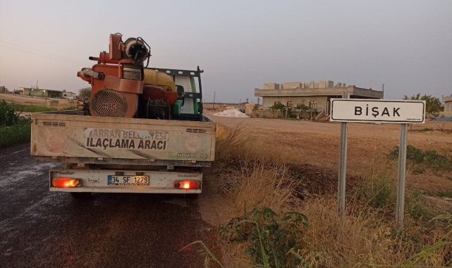 Harran'ın merkez ve kırsal bölgeleri ilaçlanıyor