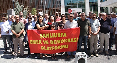Milli Eğitim Bakanı Tekin'in Şanlıurfa ziyareti sırasında Asım Sultanoğlu protestosu