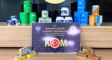Şanlıurfa'da 1 tondan fazla kaçak gıda ürünü ele geçirildi