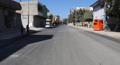 Viranşehir'de caddeler sıcak asfaltla buluşuyor