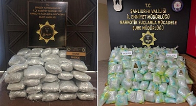 Şanlıurfa'da 167 kilo sentetik uyuşturucu ele geçirildi