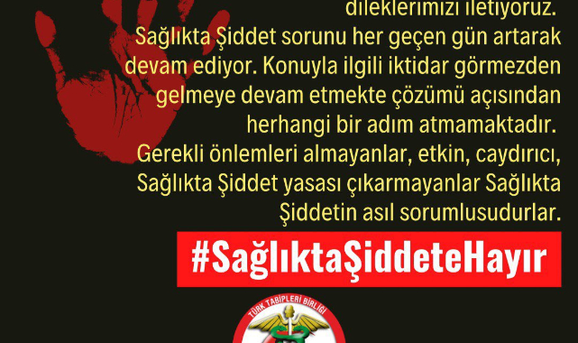 Şanlıurfa Tabip Odası sağlıkta şiddeti kınadı