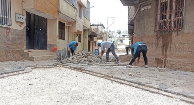 Eyyübiye'de altyapı çalışmaları tamamlanan mahalleler yenileniyor