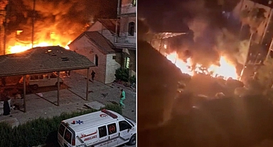 İsrail Gazze'de bir hastaneyi vurdu: Yüzlerce ölü var