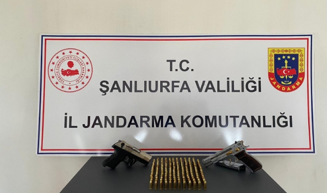 Şanlıurfa&#039;da havaya ateş açan iki kişi yakalandı