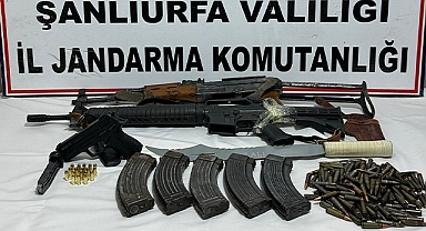 Şanlıurfa'da silah kaçakçılığı operasyonu: Gözaltılar var