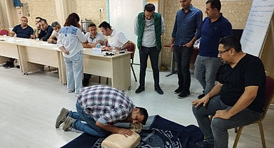 Şanlıurfa'da trafik polislerine ilk yardım eğitimi verildi