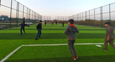 Eyyübiye'de çocuklar ve gençler sporla mutlu oluyor